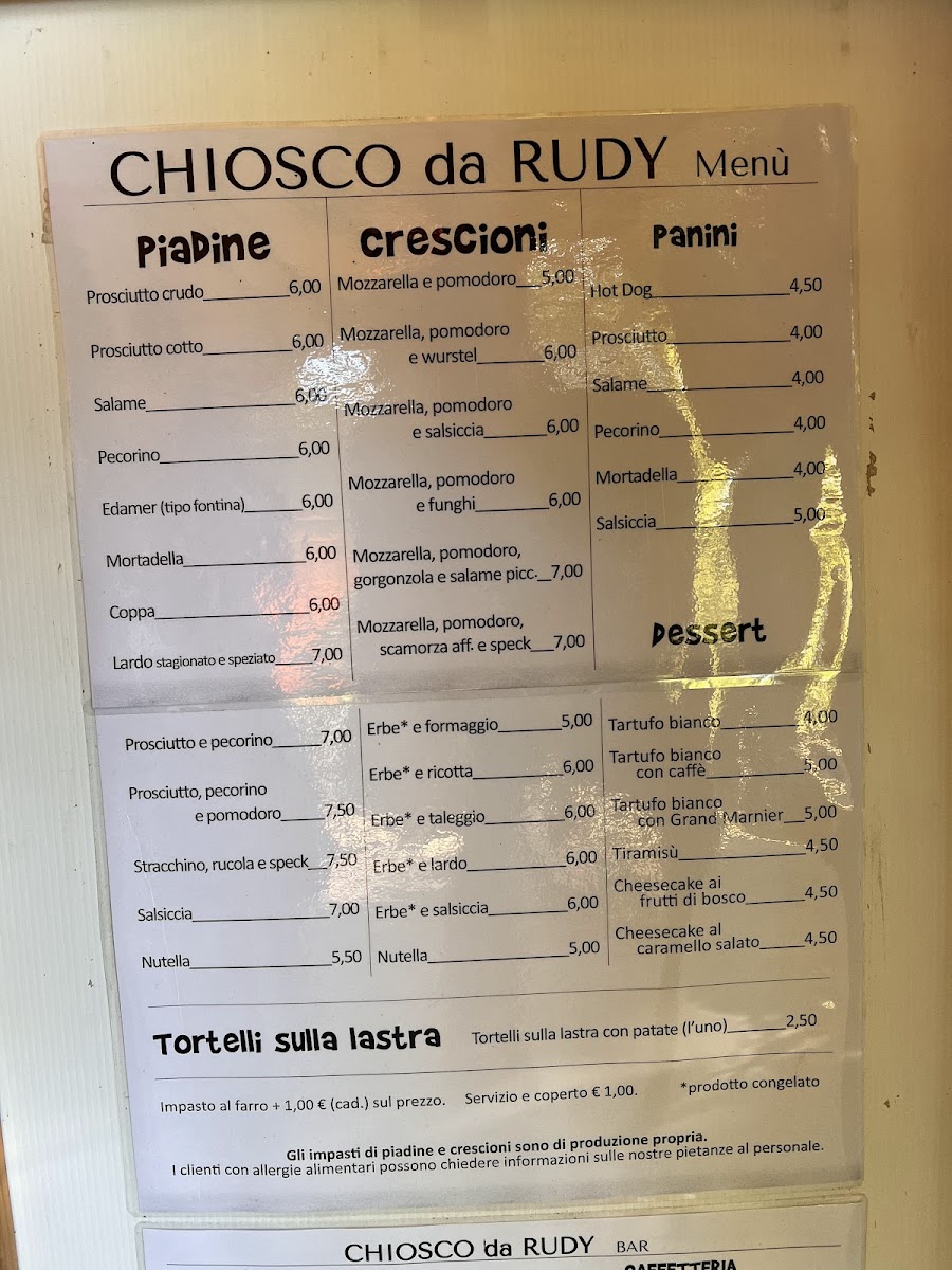 Chiosco Da Rudi - Piadina e Crescioni Photo Menu 5