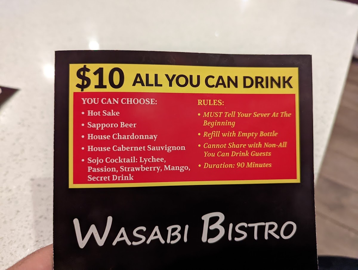 Wasabi Bistro Photo Menu 2
