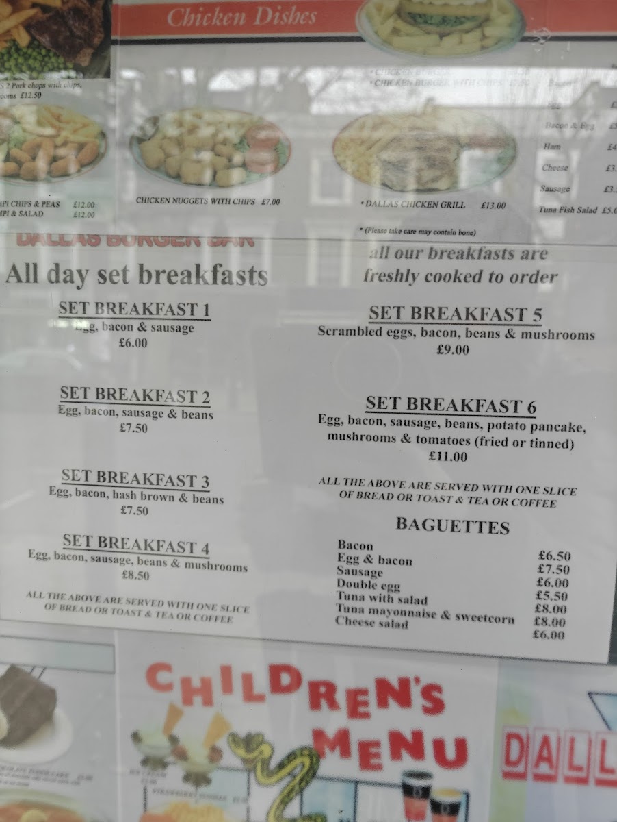 Dallas Burger Bar Photo Menu 1