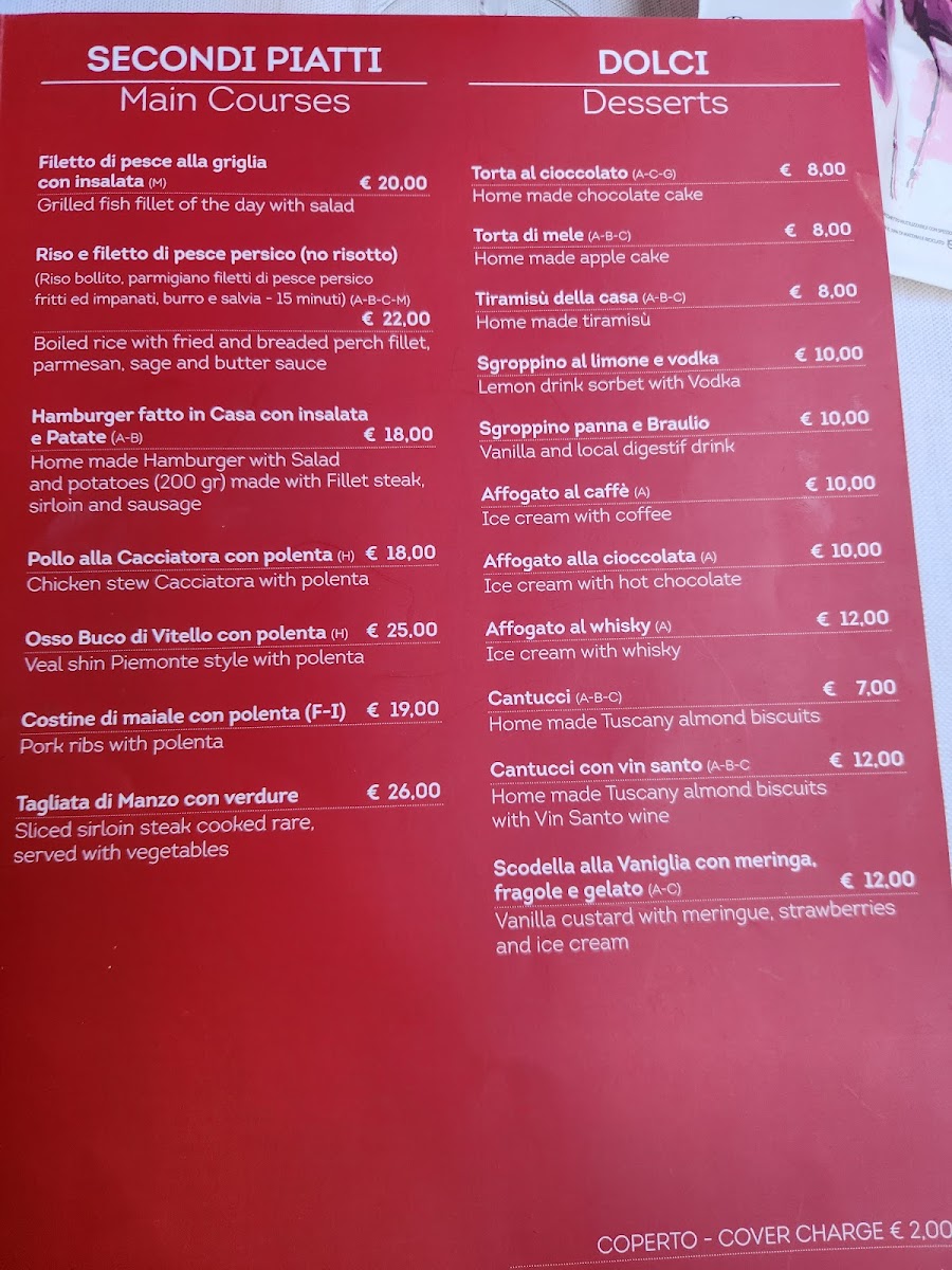 Trattoria San Giacomo Photo Menu 3