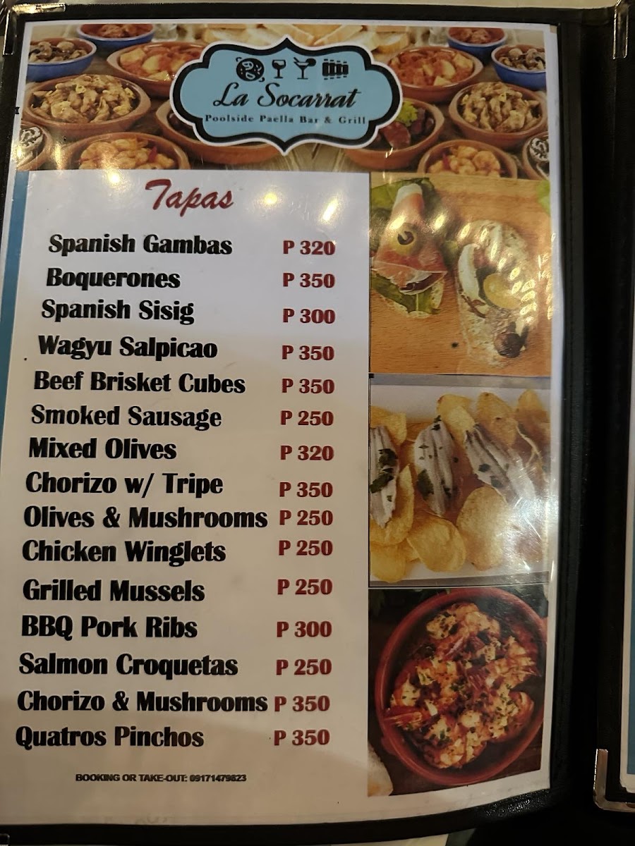 La Socarrat Paella Grill and Restobar Photo Menu 6