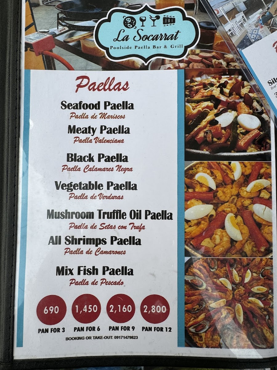 La Socarrat Paella Grill and Restobar Photo Menu 8