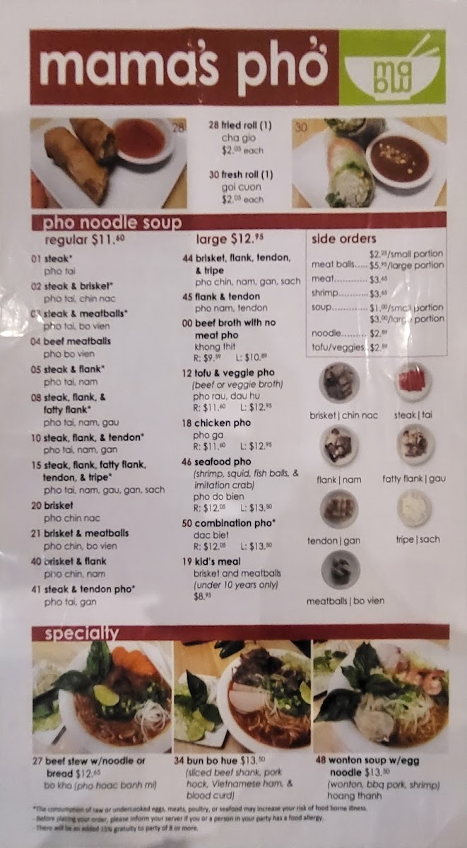 MaMa’s Pho Photo Menu 8
