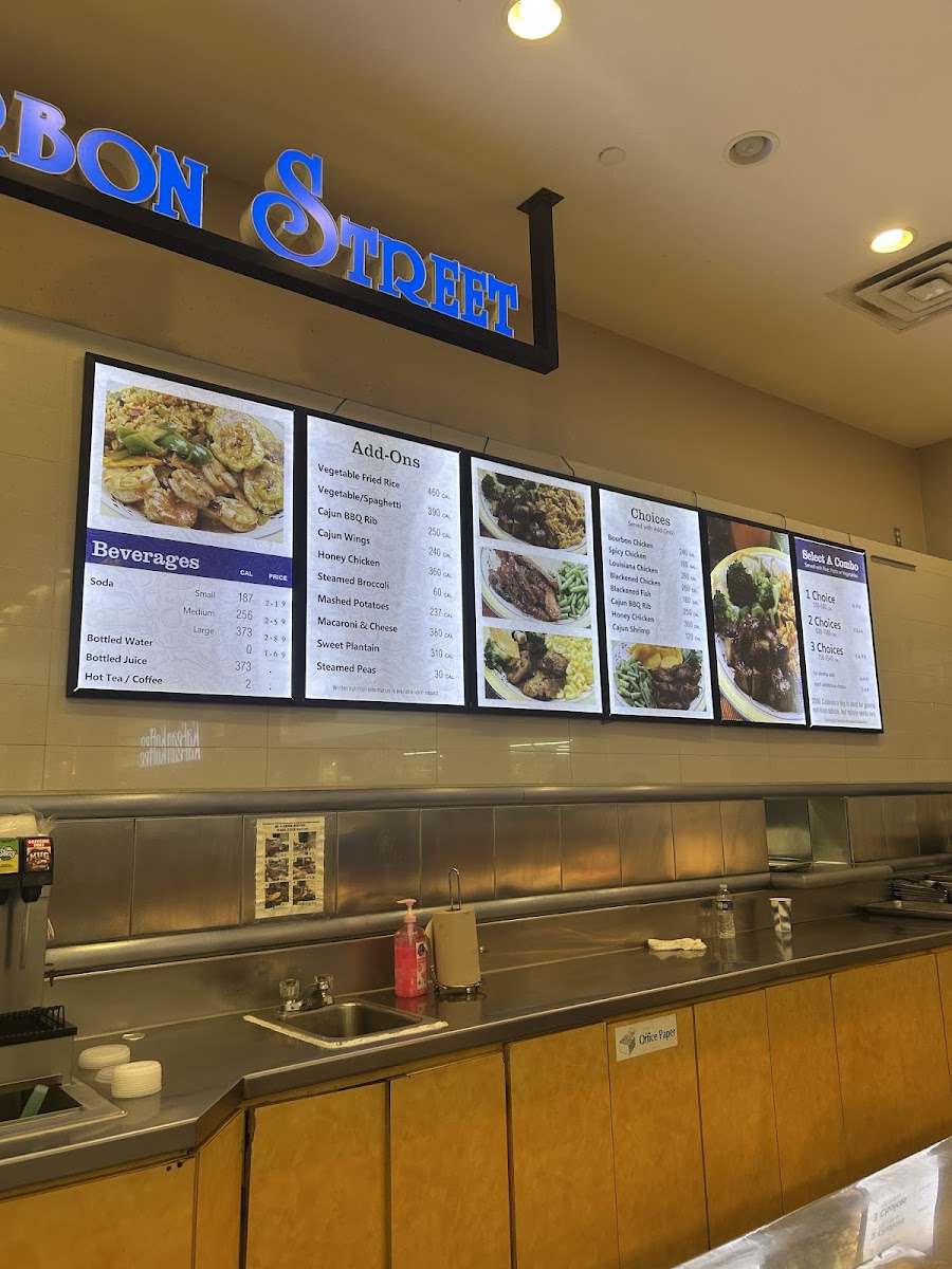 Bourbon Street Cafe Photo Menu 1