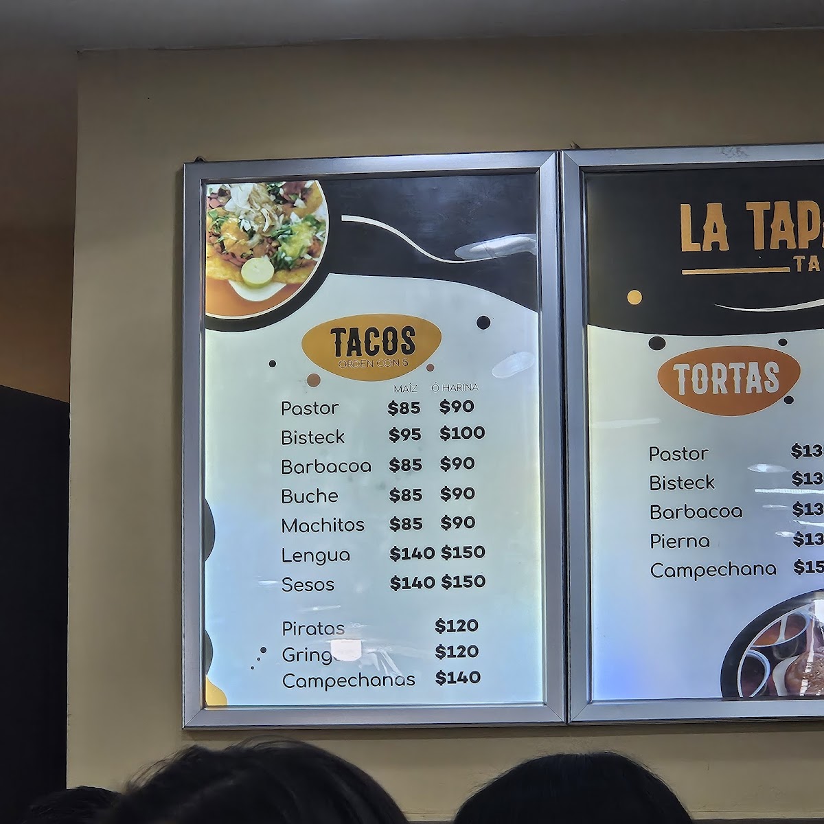 La Tapatía Photo Menu 1
