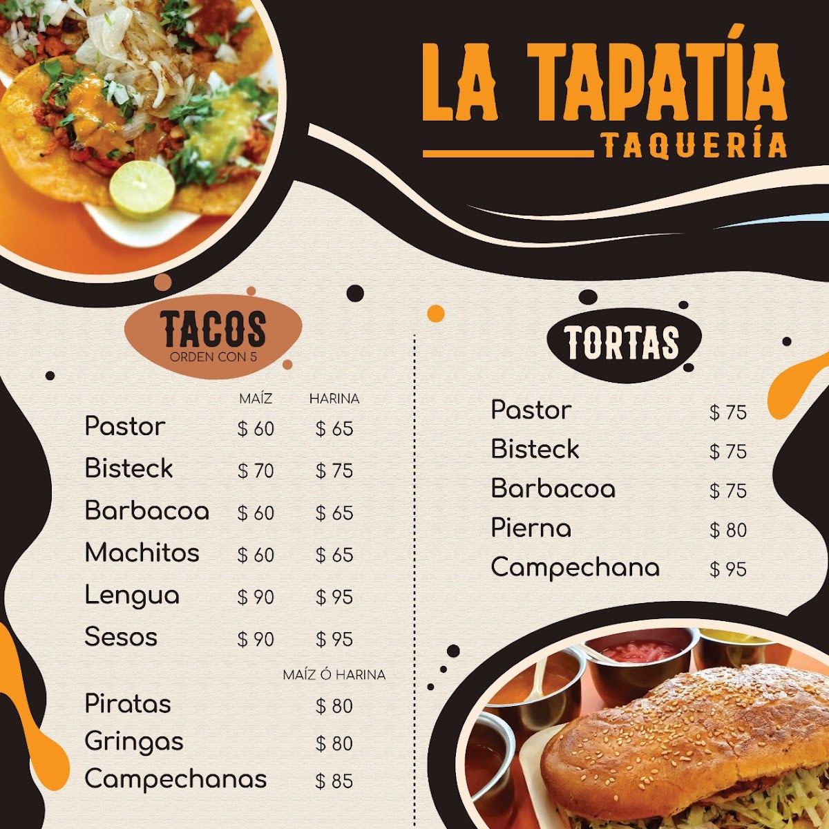La Tapatía Photo Menu 3
