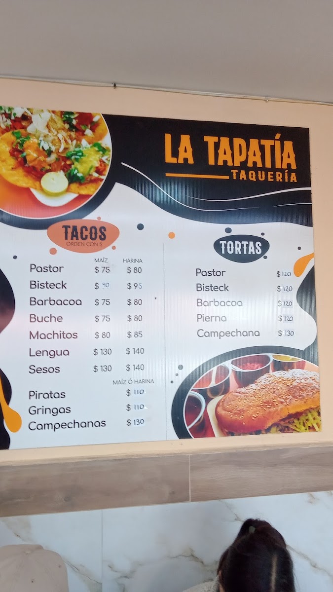 La Tapatía Photo Menu 4