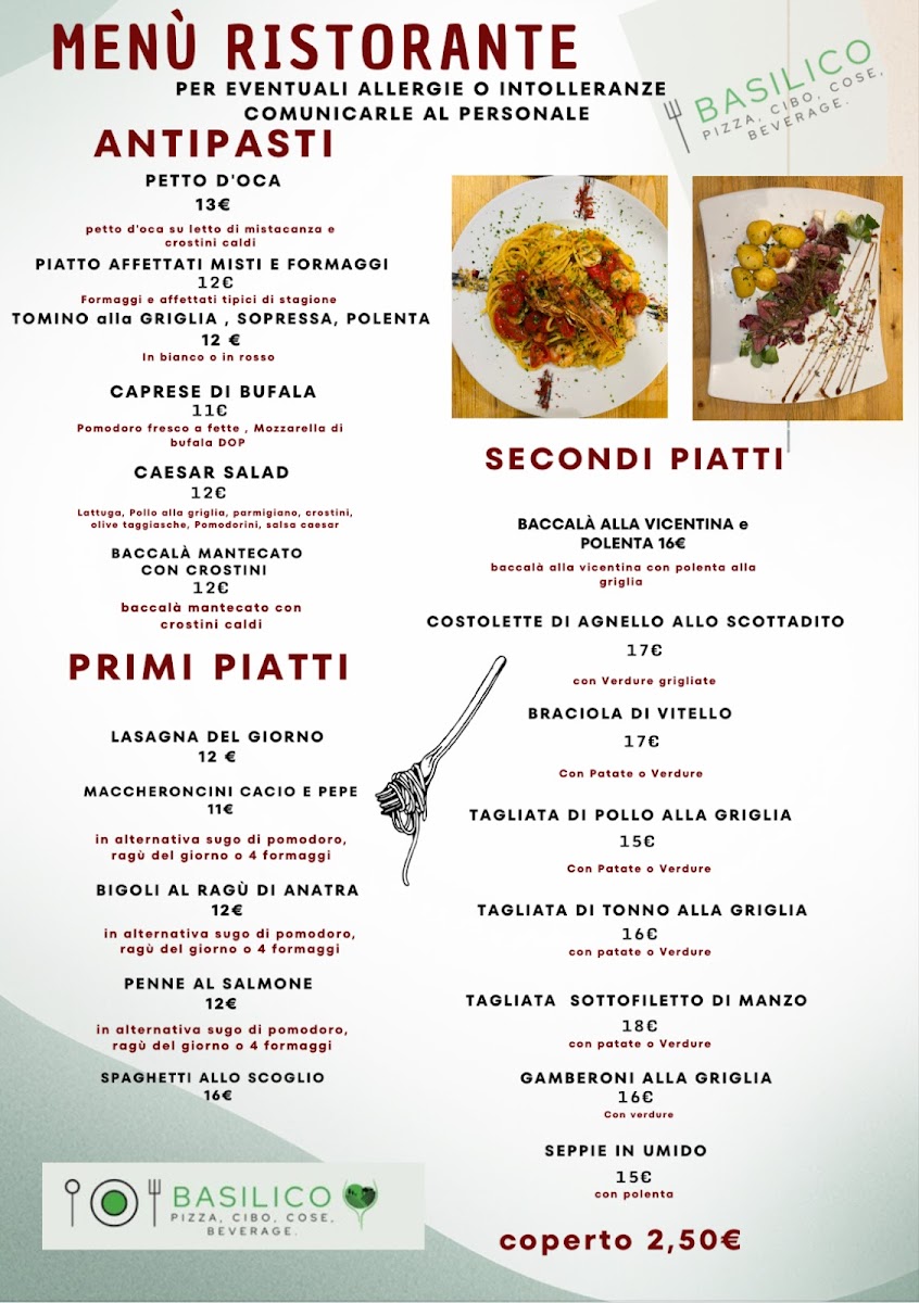 Basilico, pizza, cibo, cose, beverage Photo Menu 4