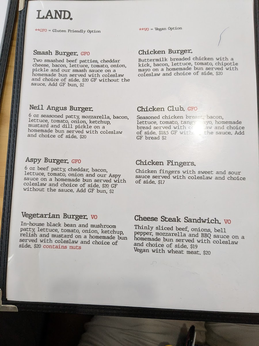 Morrison's Restaurant Photo Menu 3
