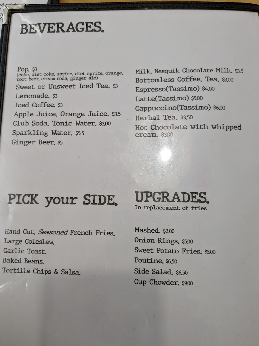 Morrison's Restaurant Photo Menu 6
