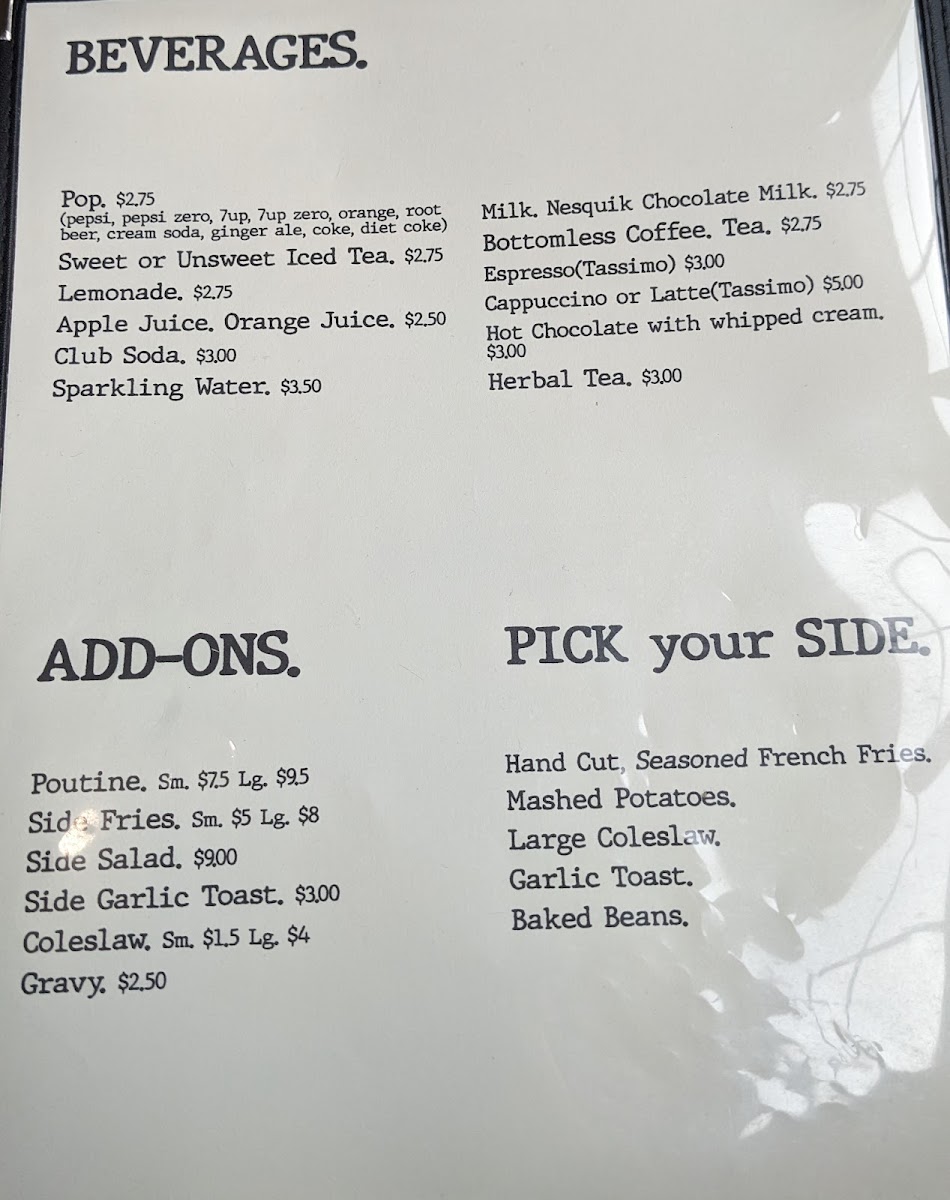 Morrison's Restaurant Photo Menu 8
