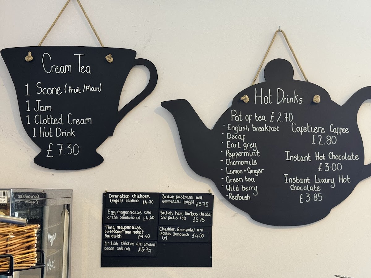 Mrs Knott's Tea room Photo Menu 1