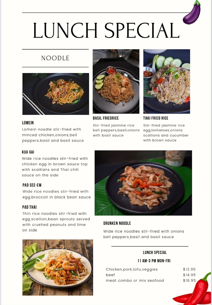 MeeThai Restaurant Photo Menu 4