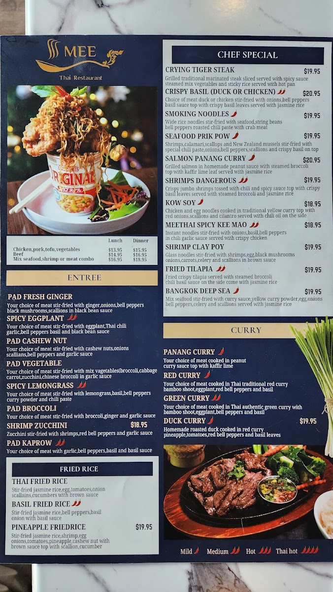 MeeThai Restaurant Photo Menu 8