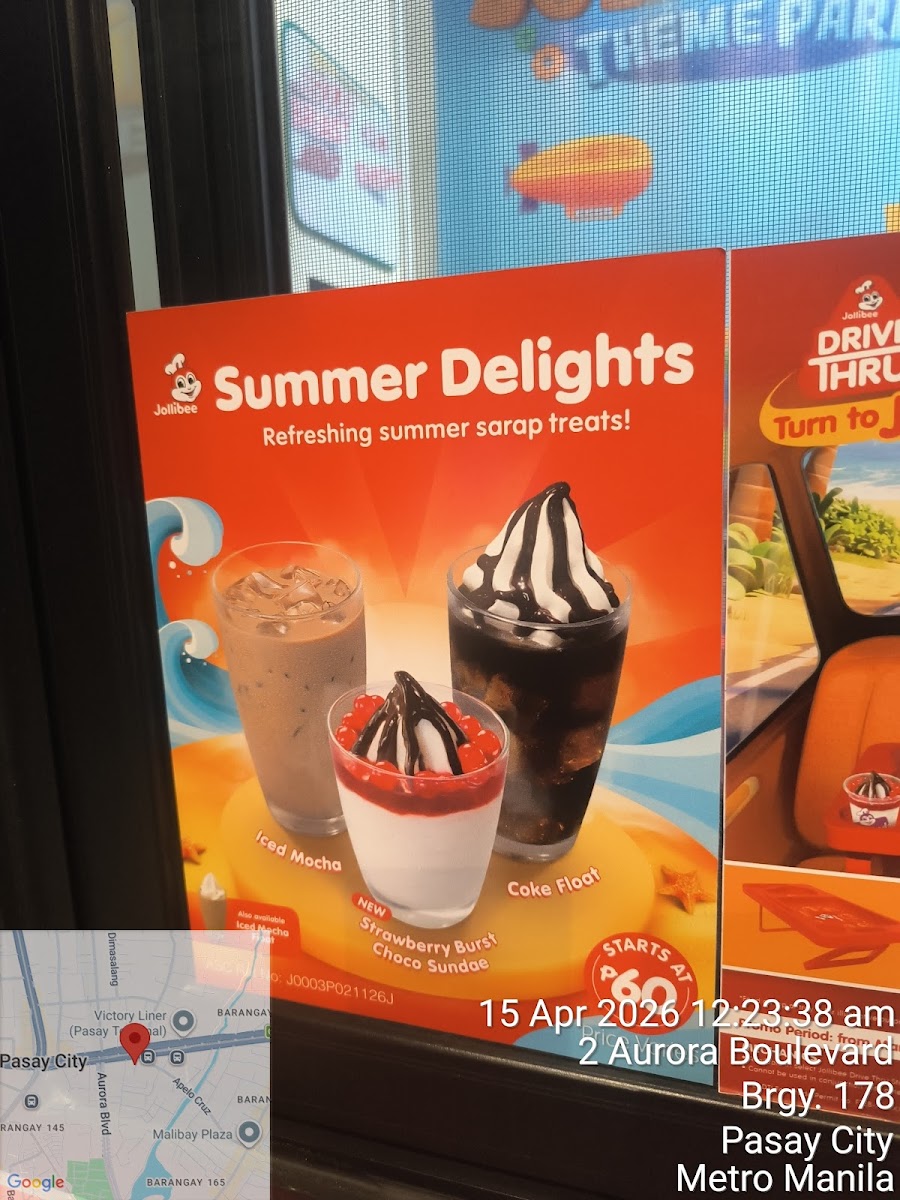 Jollibee EDSA Philtranco DriveThru Photo Menu 1