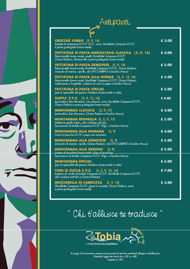 Zio Tobia Pizzeria | Braceria | Friggitoria Photo Menu 2