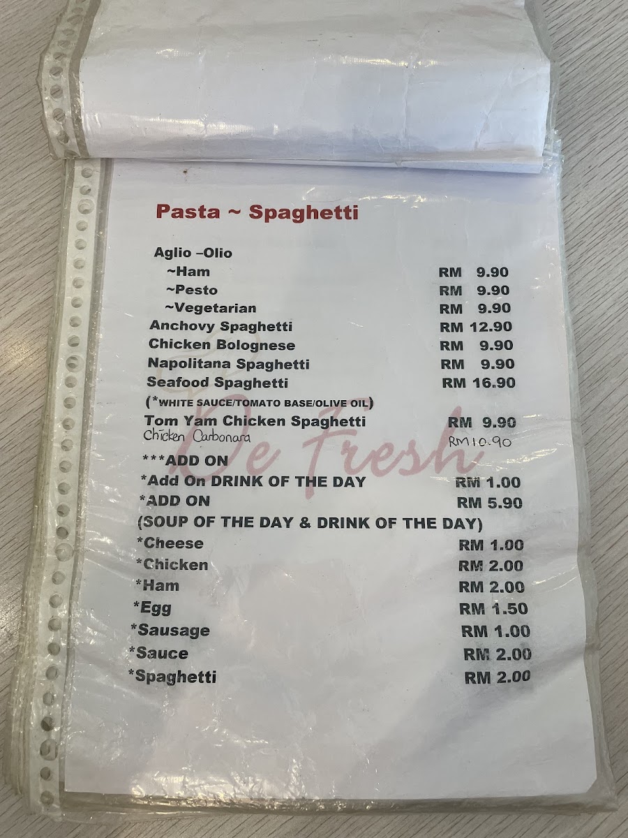 De FRESH Photo Menu 5