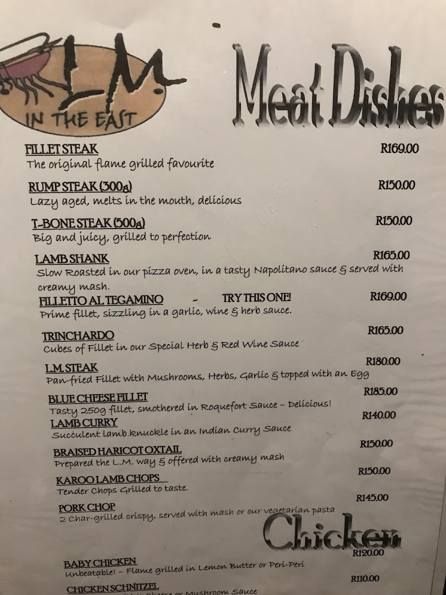 LM in the East. Photo Menu 6