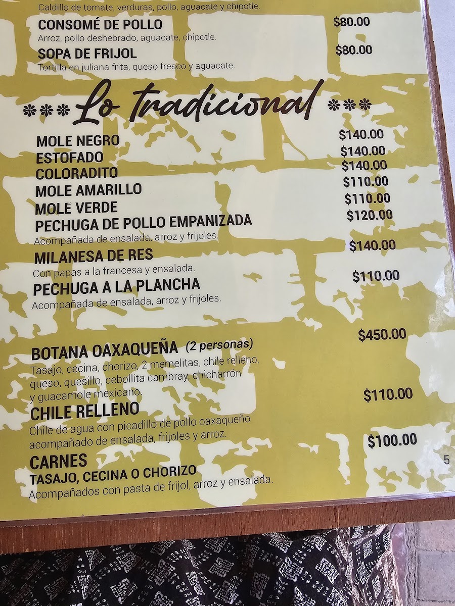 Metate y Mezcal Cocina Tradicional Photo Menu 2