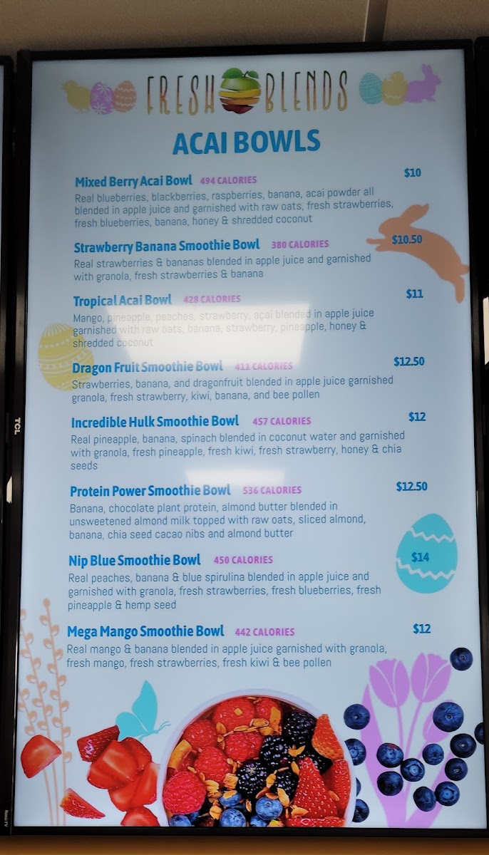 Fresh Blends Photo Menu 10