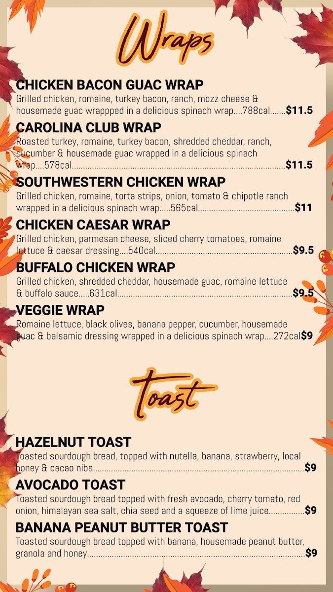 Fresh Blends Photo Menu 3