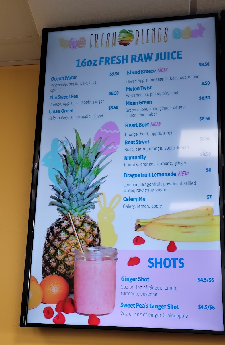 Fresh Blends Photo Menu 8
