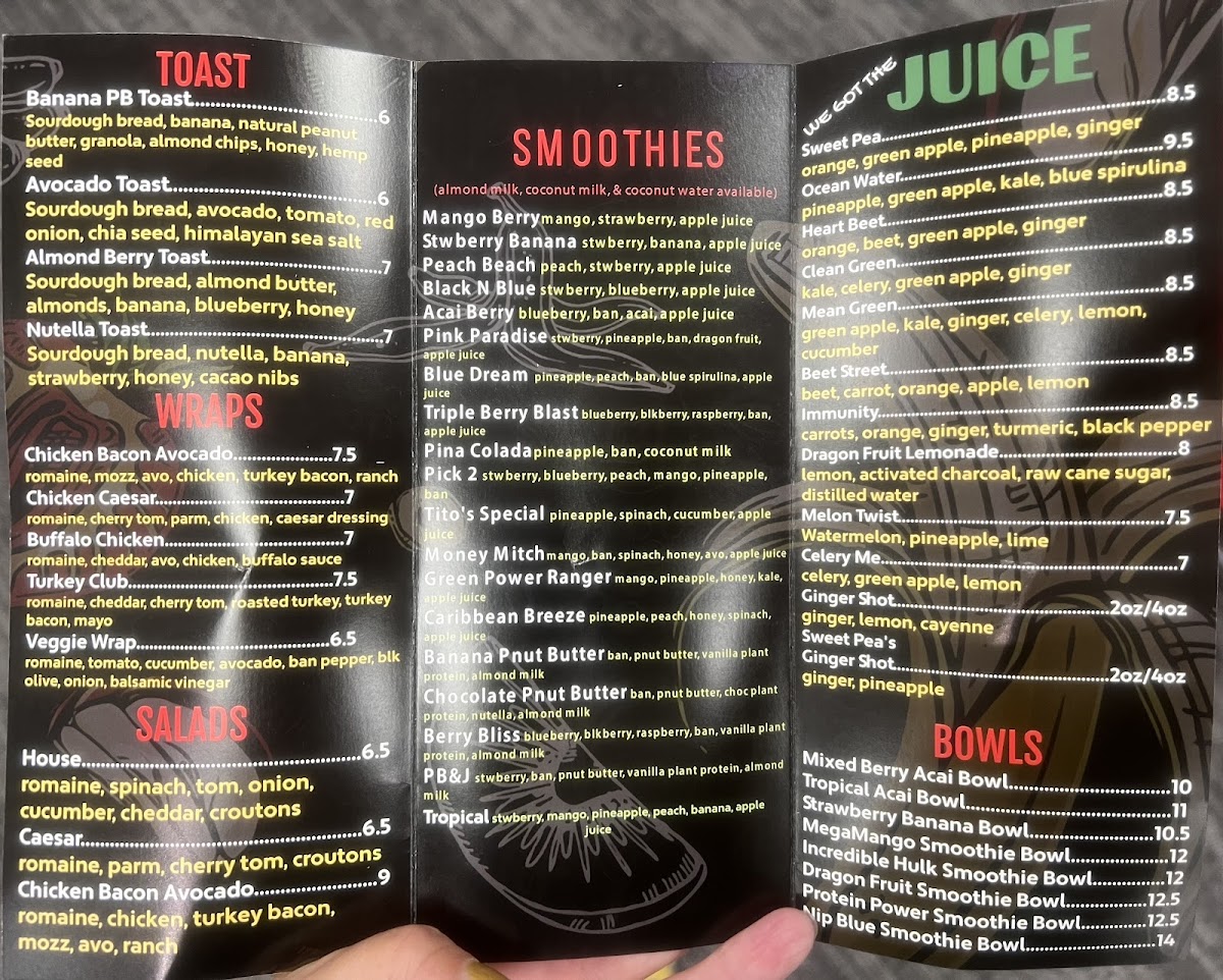 Fresh Blends Photo Menu 9