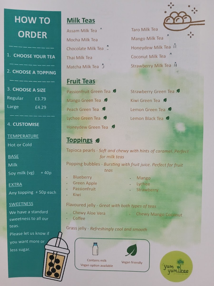 Yum Yum Tree Photo Menu 1