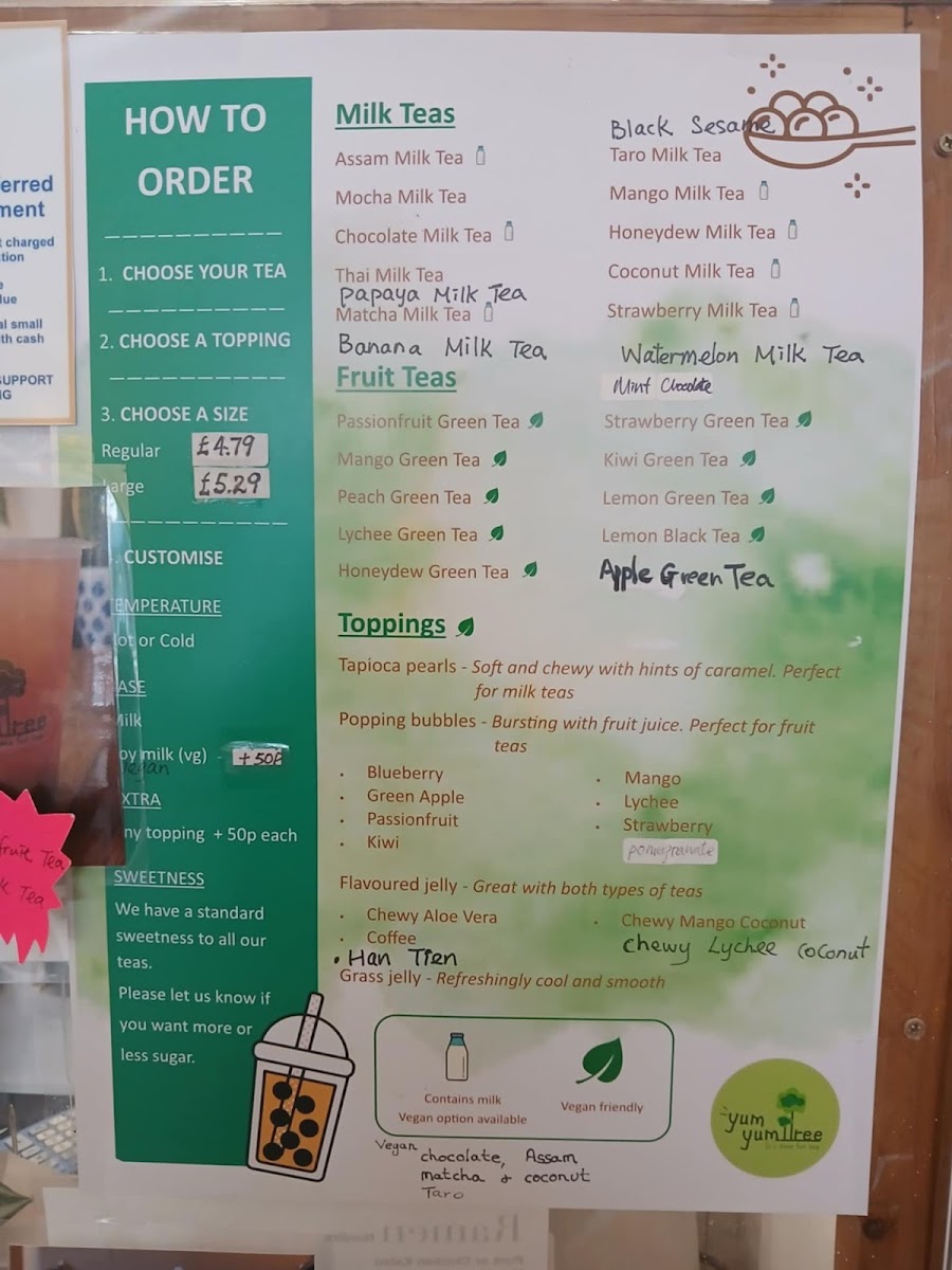 Yum Yum Tree Photo Menu 2