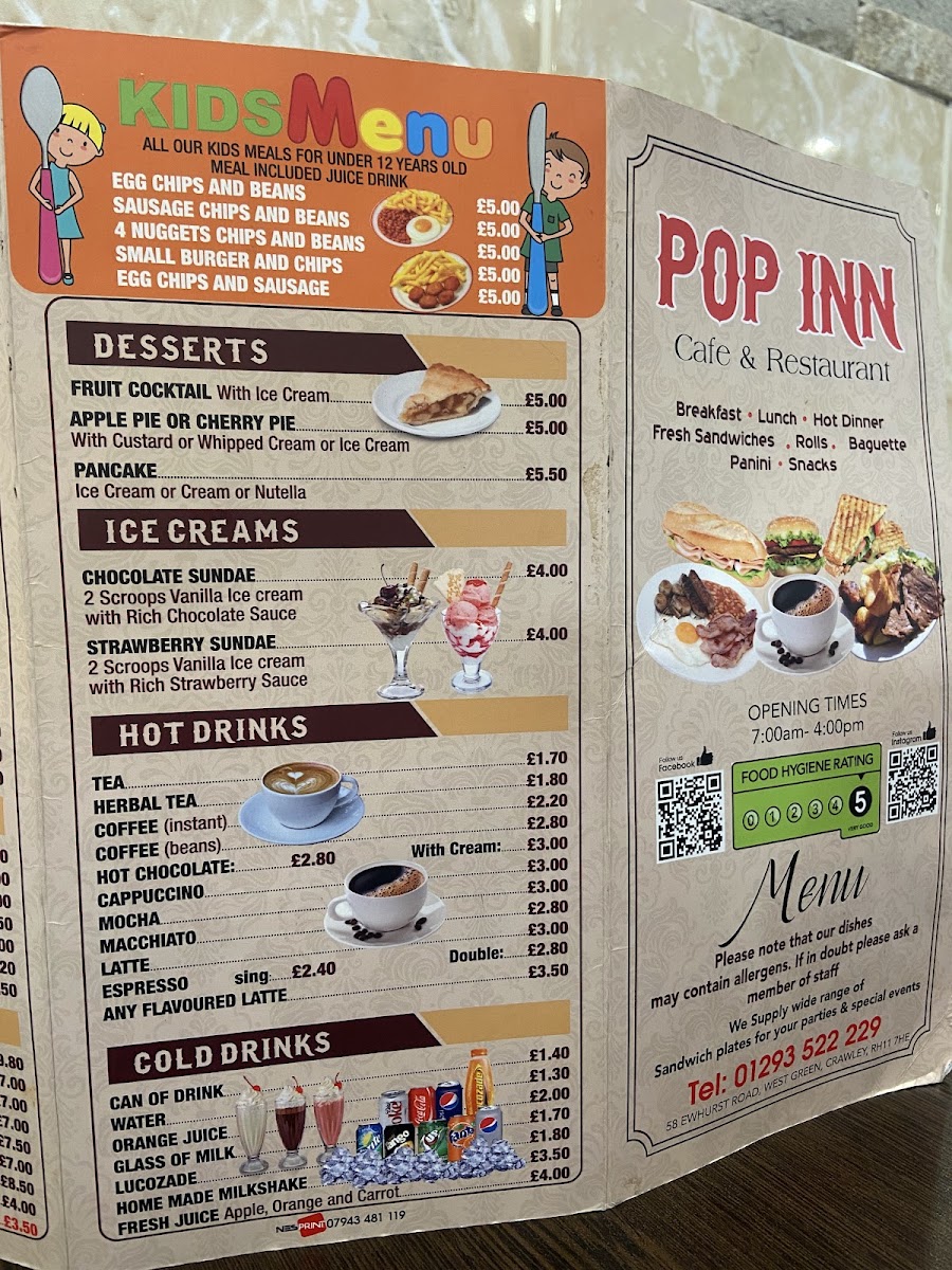 Pop Inn Cafe Photo Menu 4
