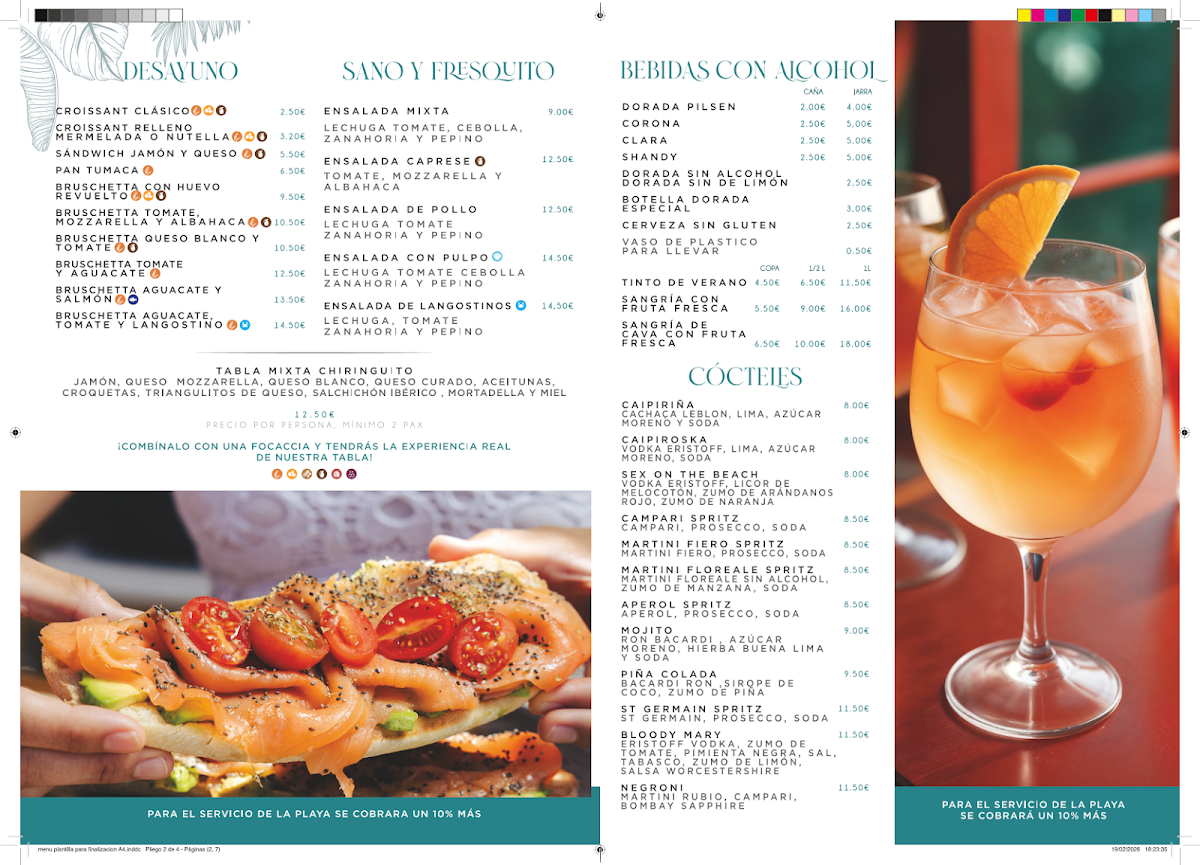 Chiringuito Playa San Juan Photo Menu 1