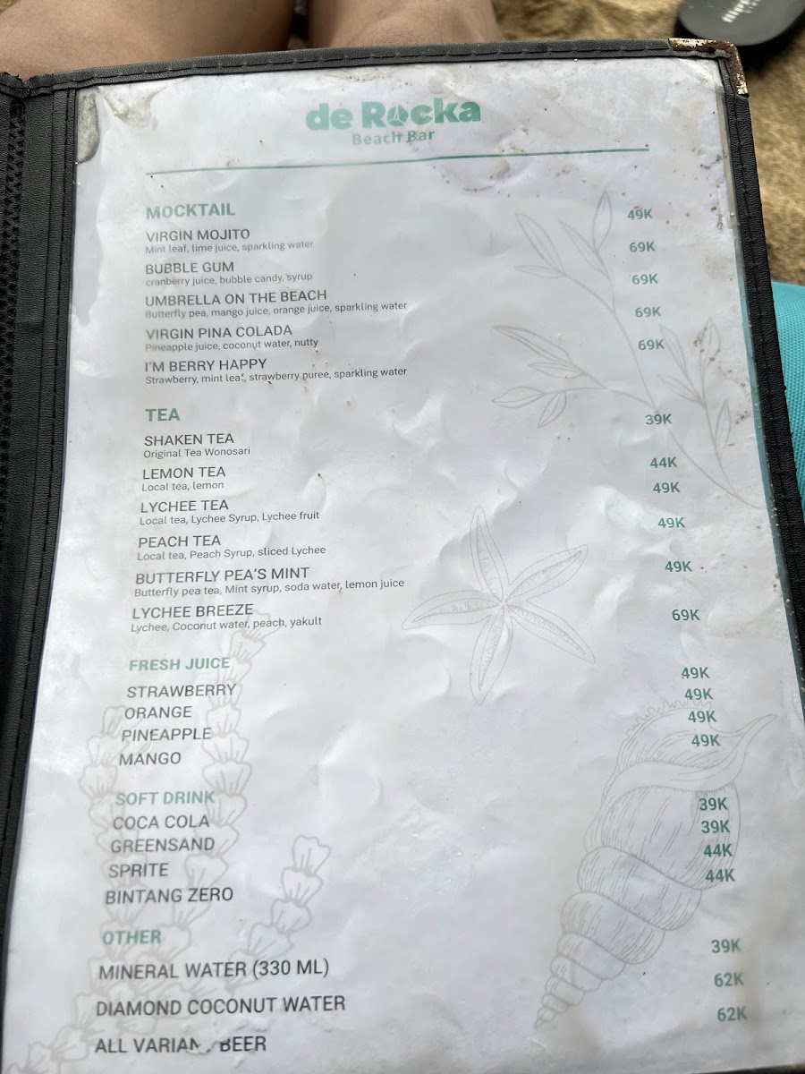 DE ROCKA BEACH BAR Photo Menu 4