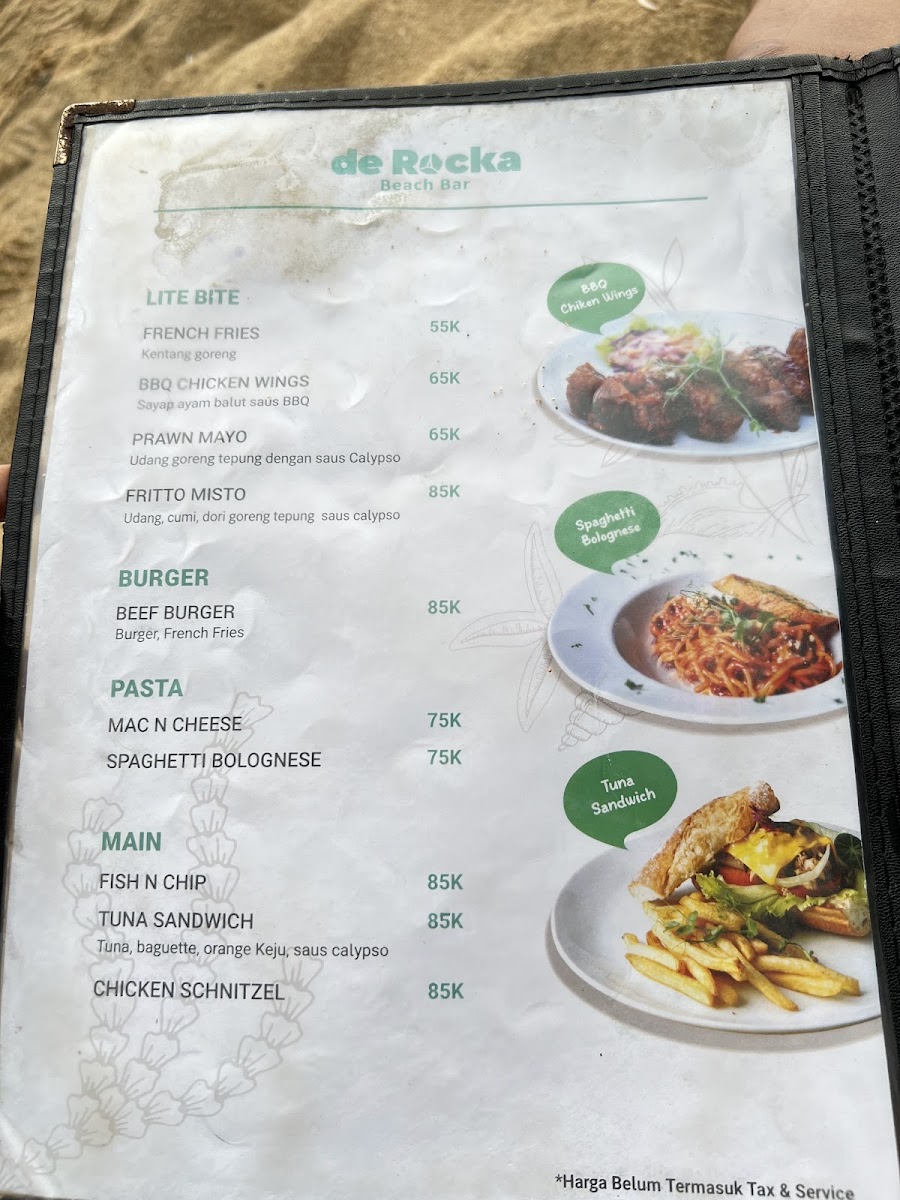 DE ROCKA BEACH BAR Photo Menu 8
