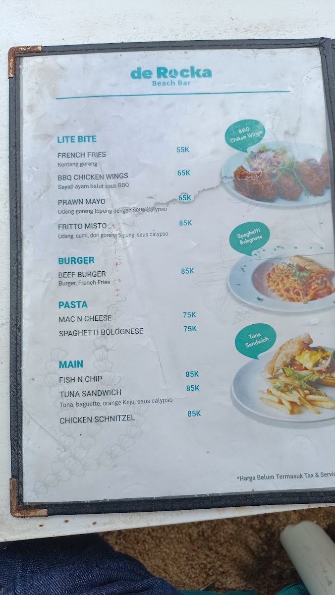 DE ROCKA BEACH BAR Photo Menu 9