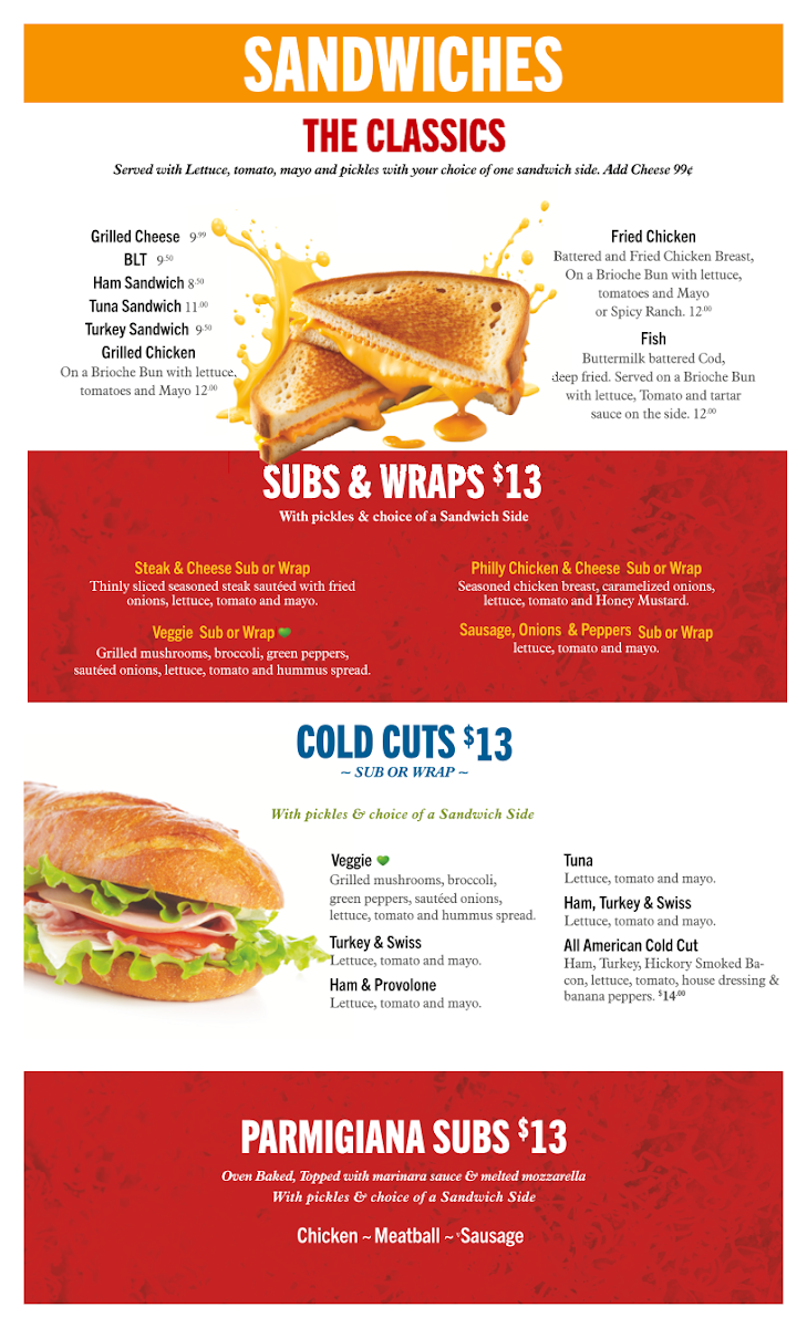 Juke Box Diner Photo Menu 1