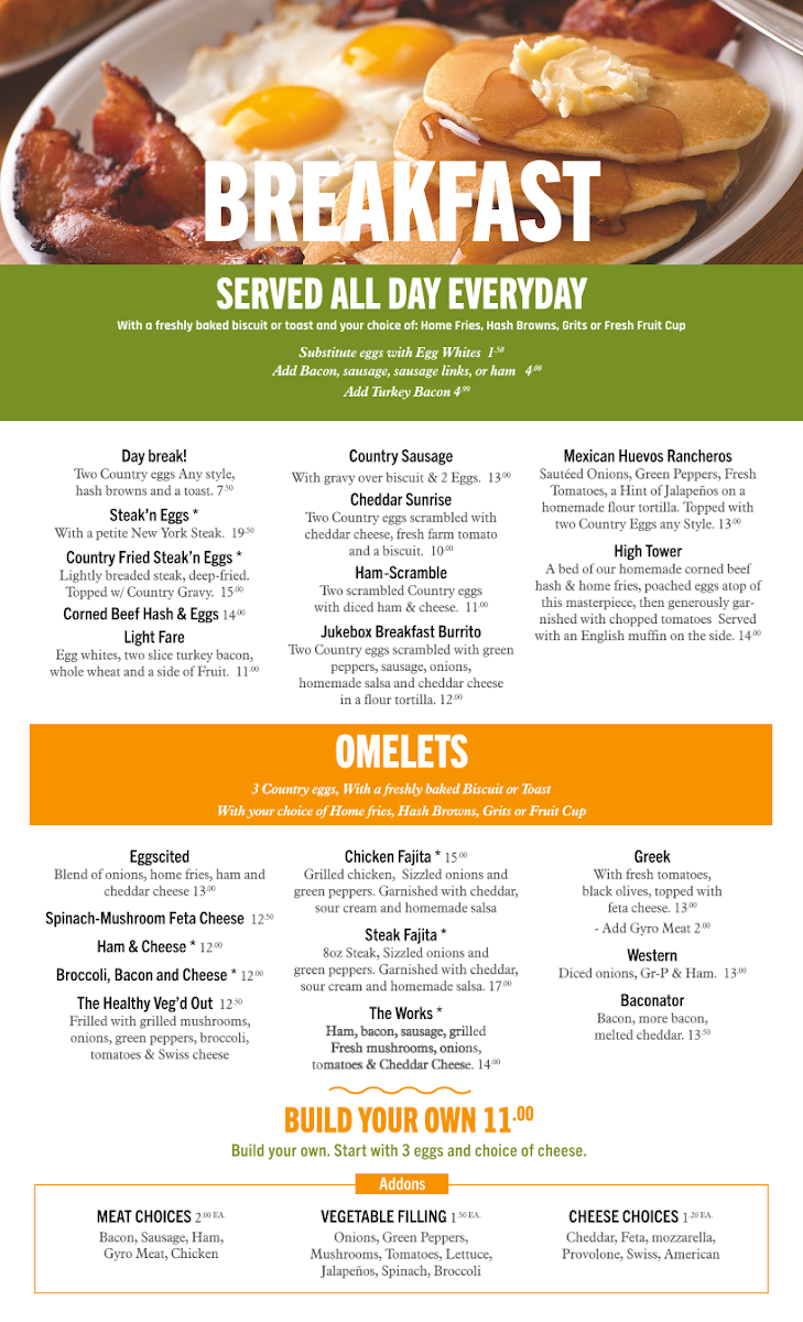 Juke Box Diner Photo Menu 6