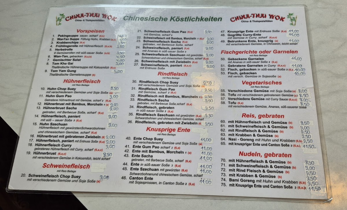 China-Thai Wok Restaurant Photo Menu 3