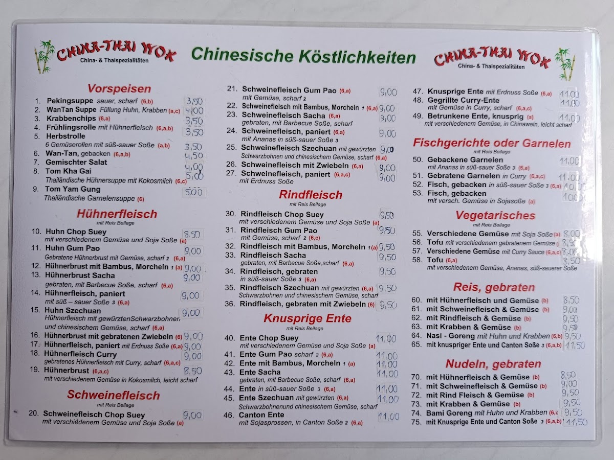 China-Thai Wok Restaurant Photo Menu 4