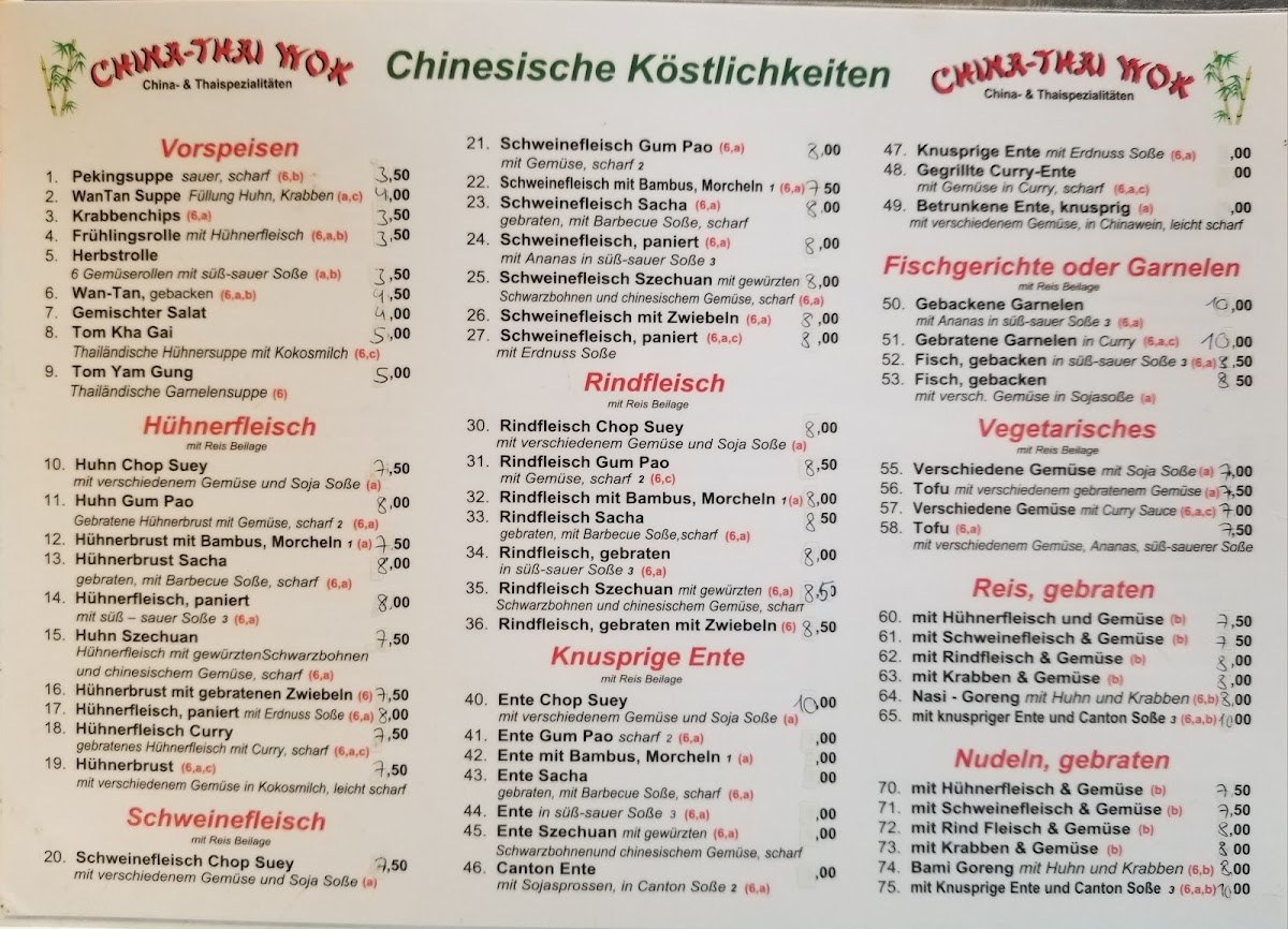 China-Thai Wok Restaurant Photo Menu 6