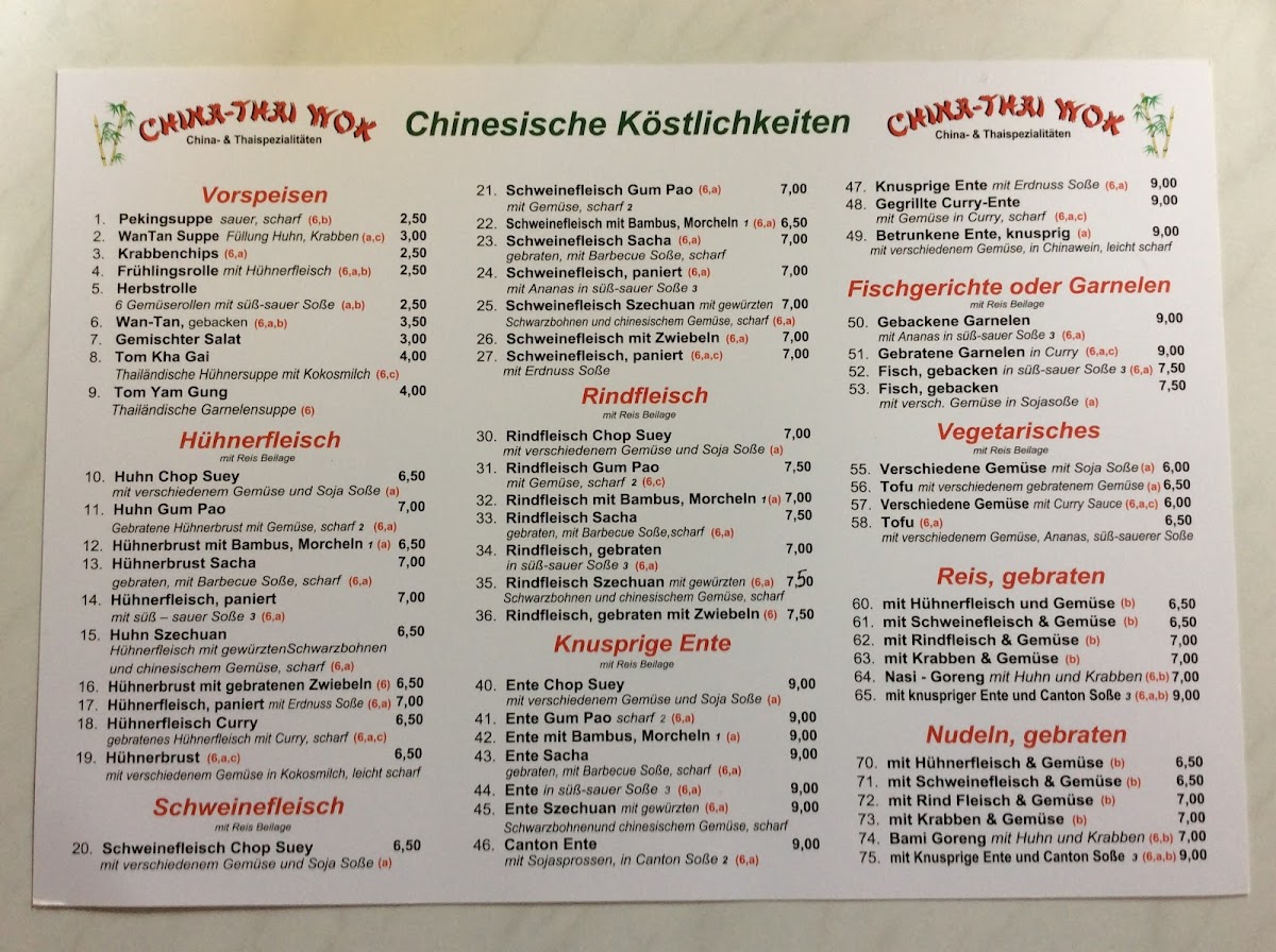 China-Thai Wok Restaurant Photo Menu 9