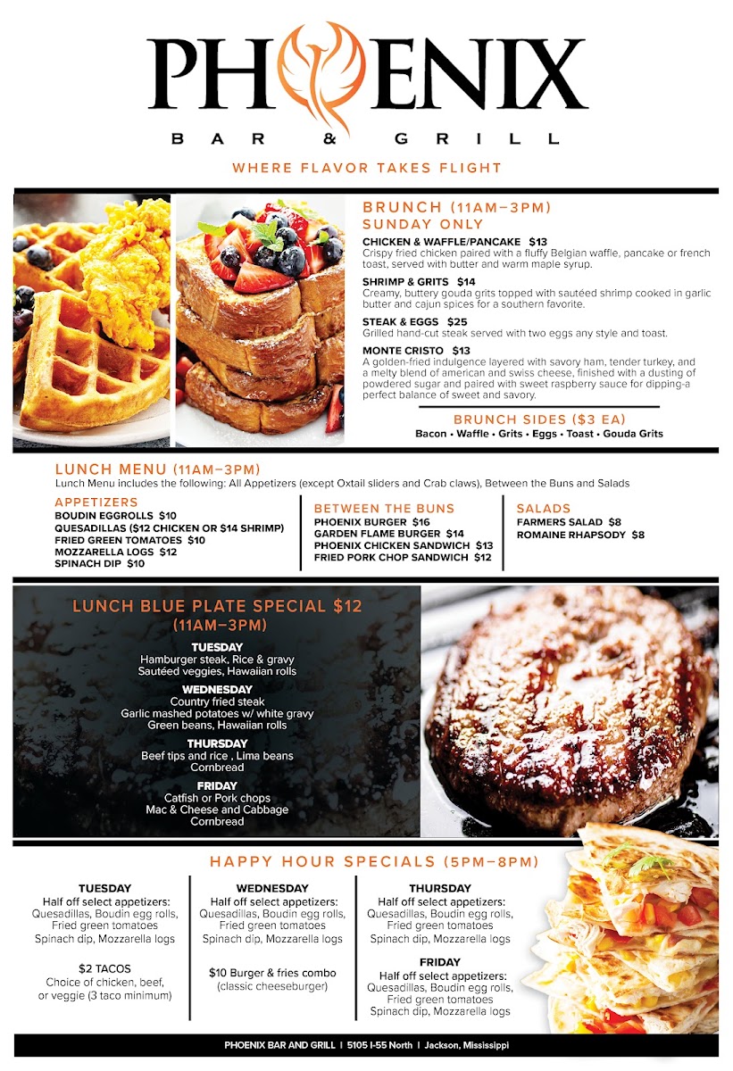 Phoenix Bar and Grill Photo Menu 3