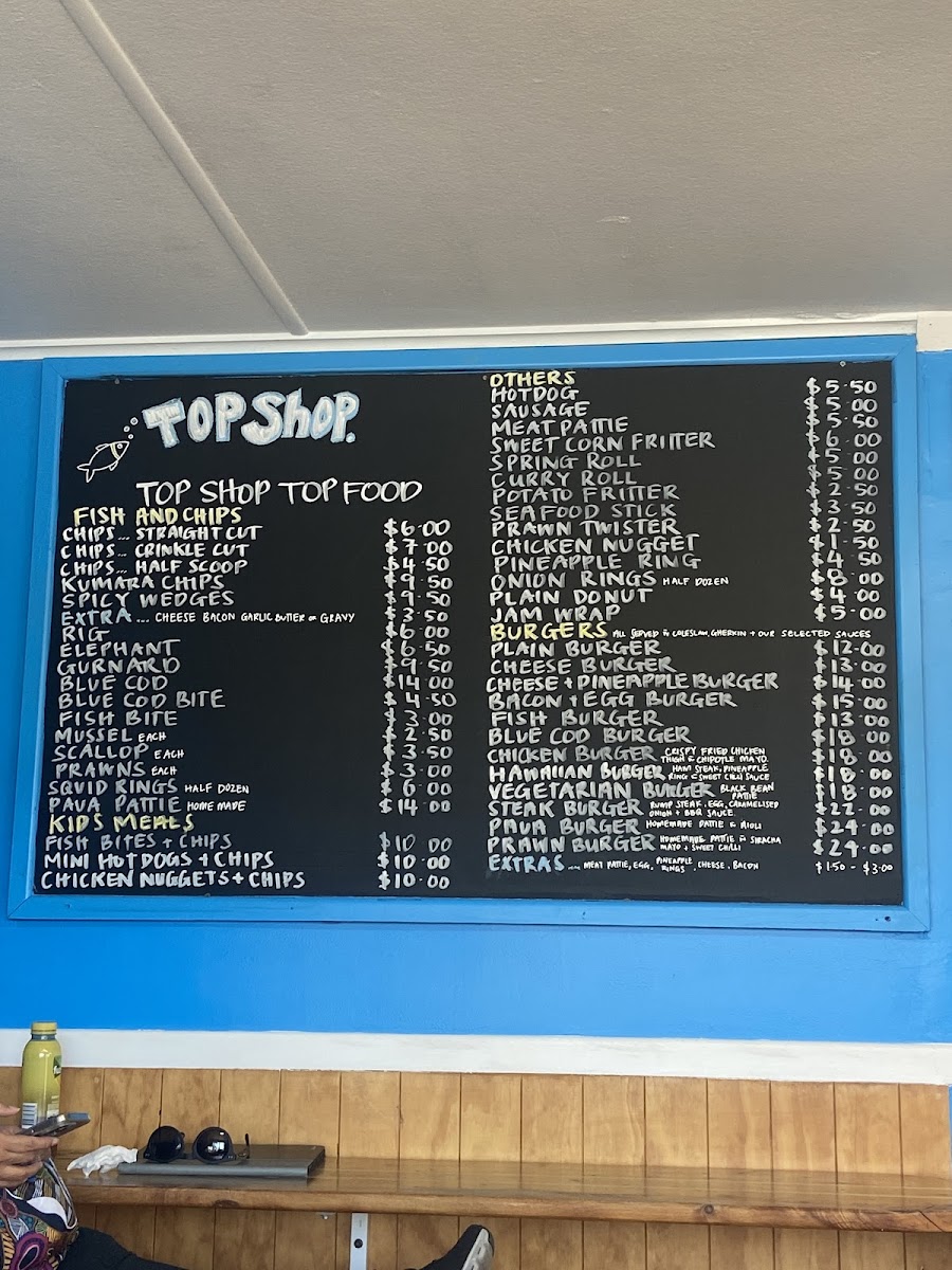 Top shop kaikoura Photo Menu 2