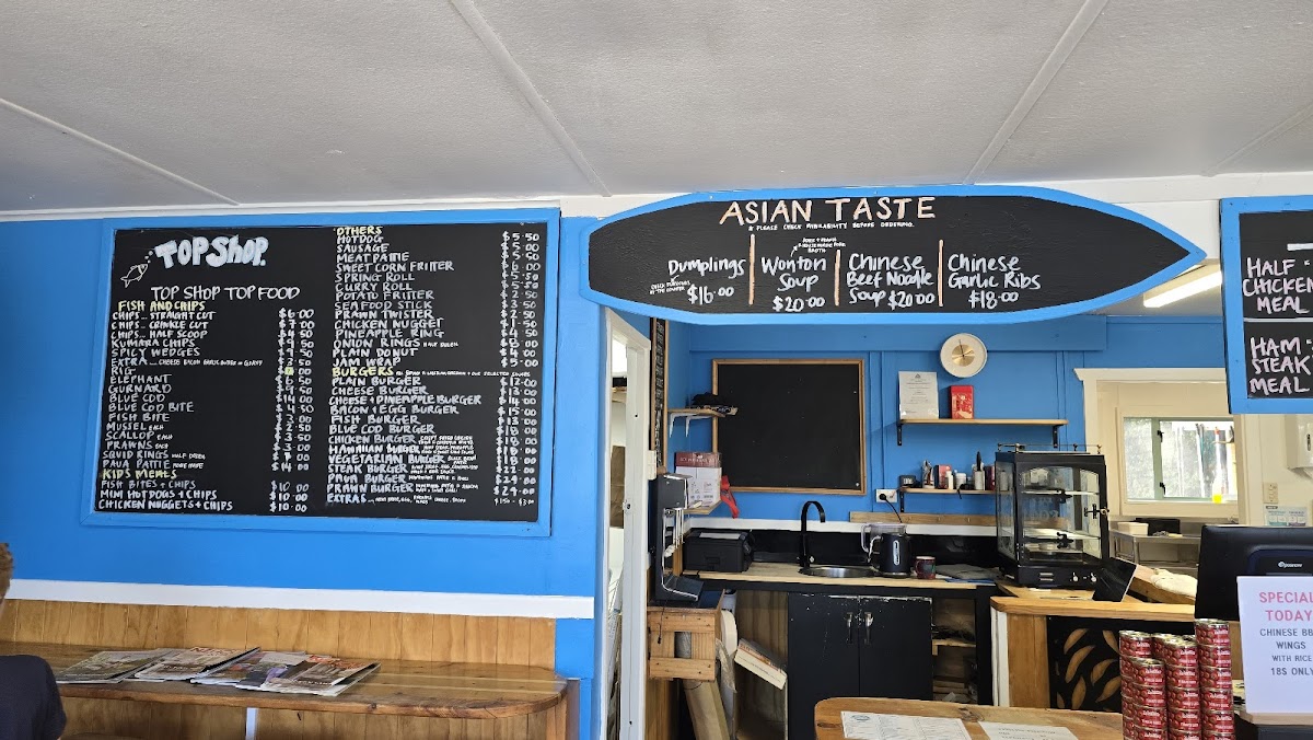 Top shop kaikoura Photo Menu 3