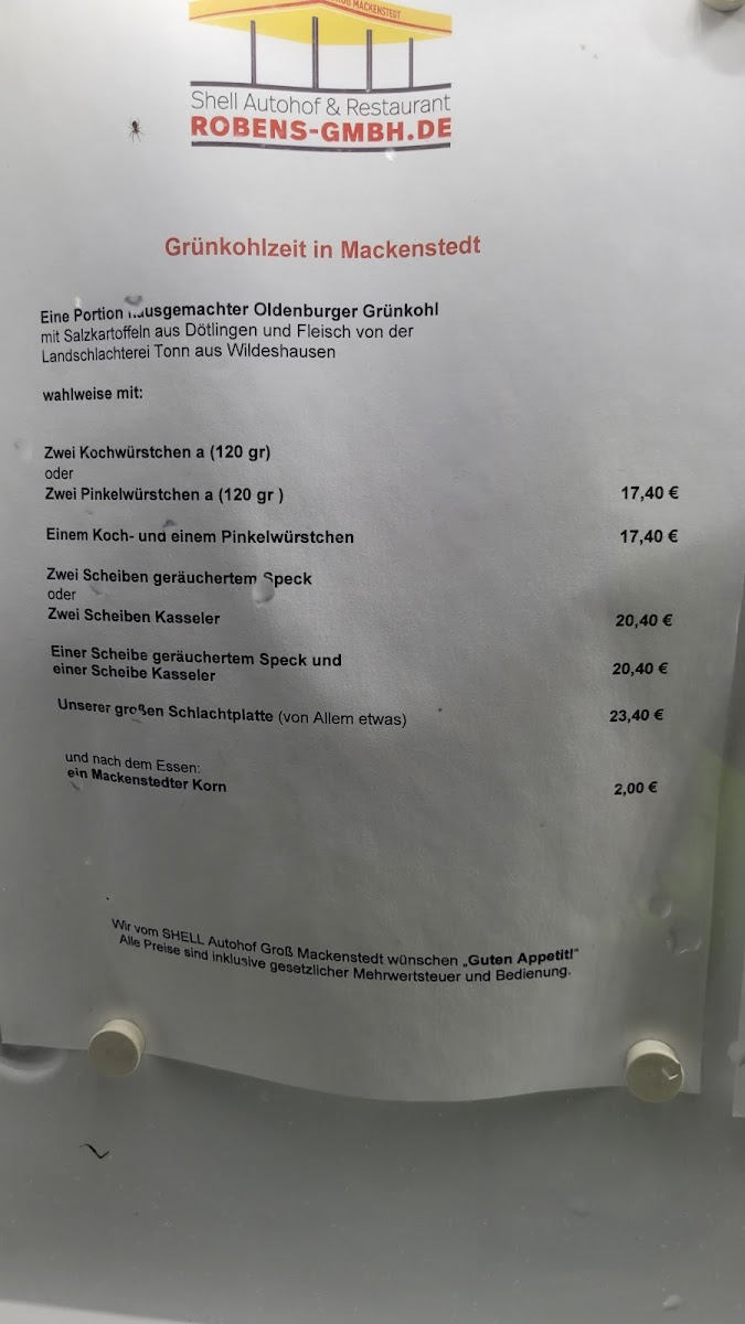 Restaurant Gross Mackenstedt Photo Menu 2