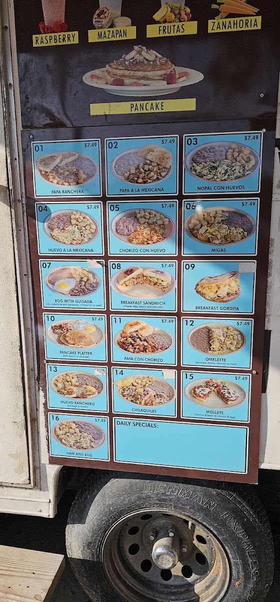 El Taco Feliz Photo Menu 1