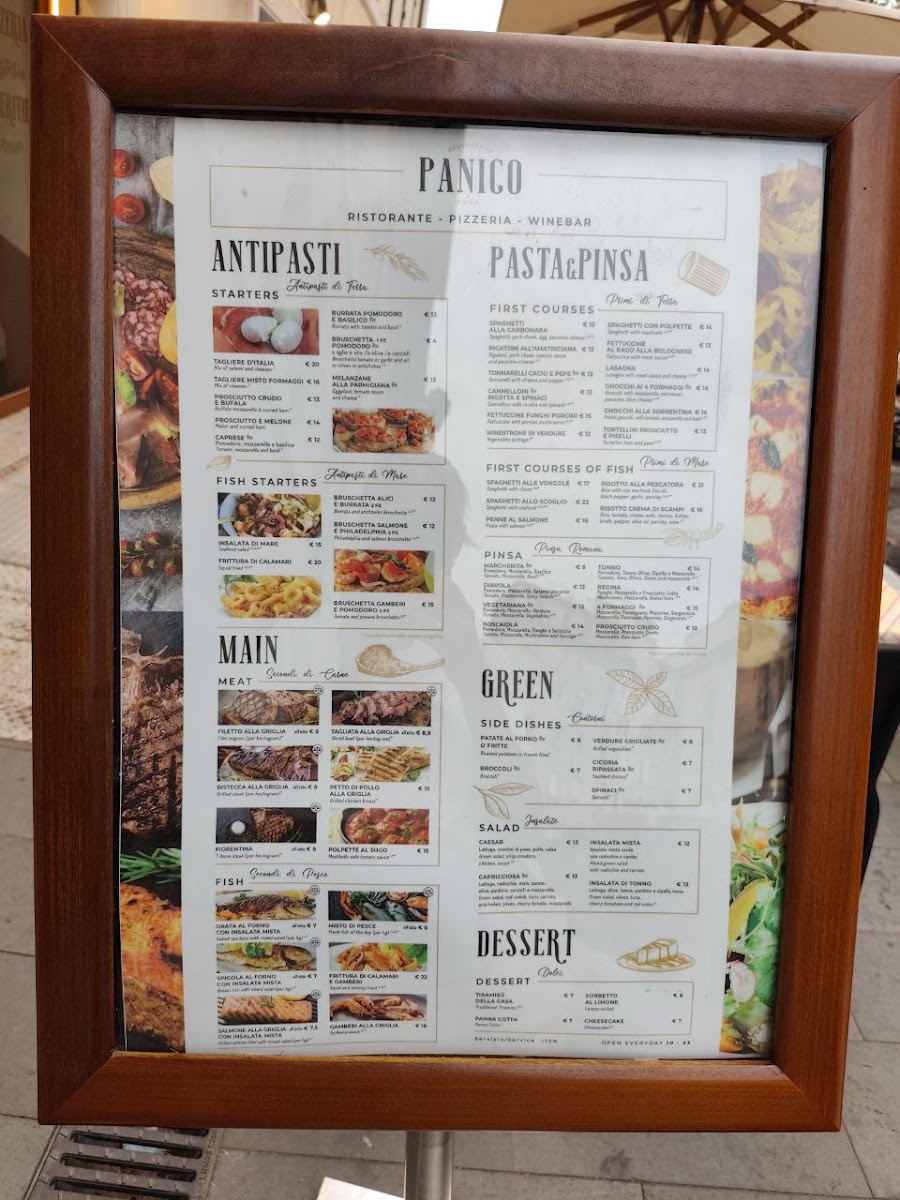 Panico Photo Menu 6