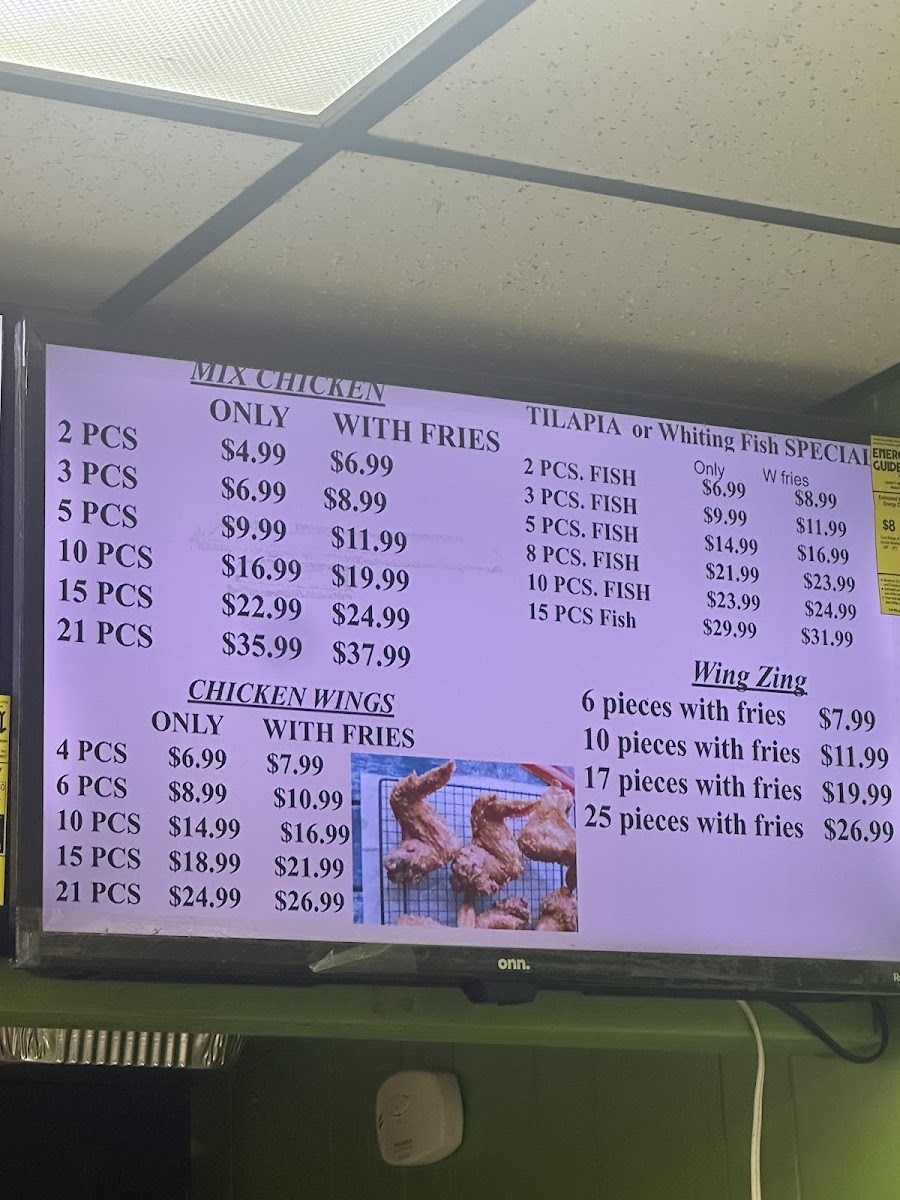 Crown Chicken and Gyro Woodbury Photo Menu 2