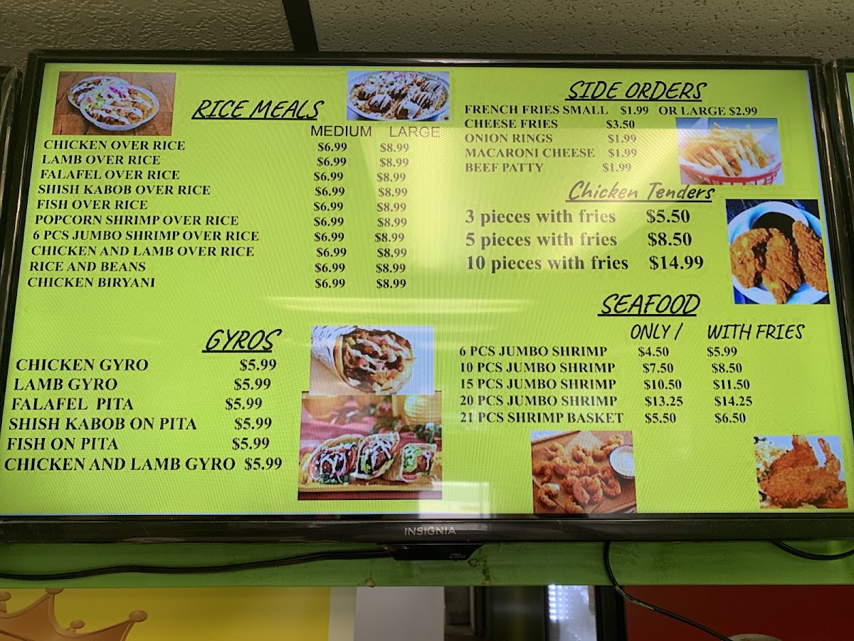 Crown Chicken and Gyro Woodbury Photo Menu 4