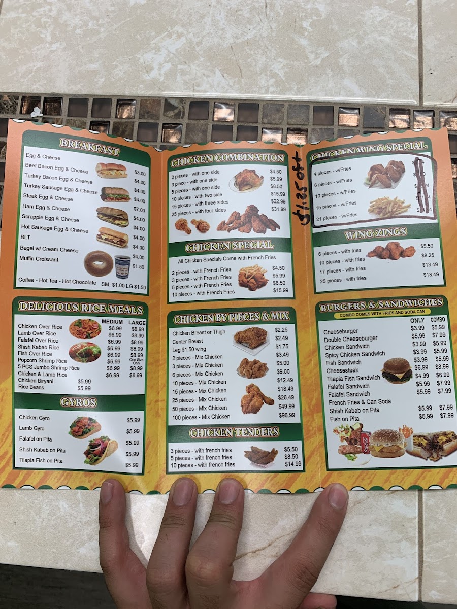 Crown Chicken and Gyro Woodbury Photo Menu 8