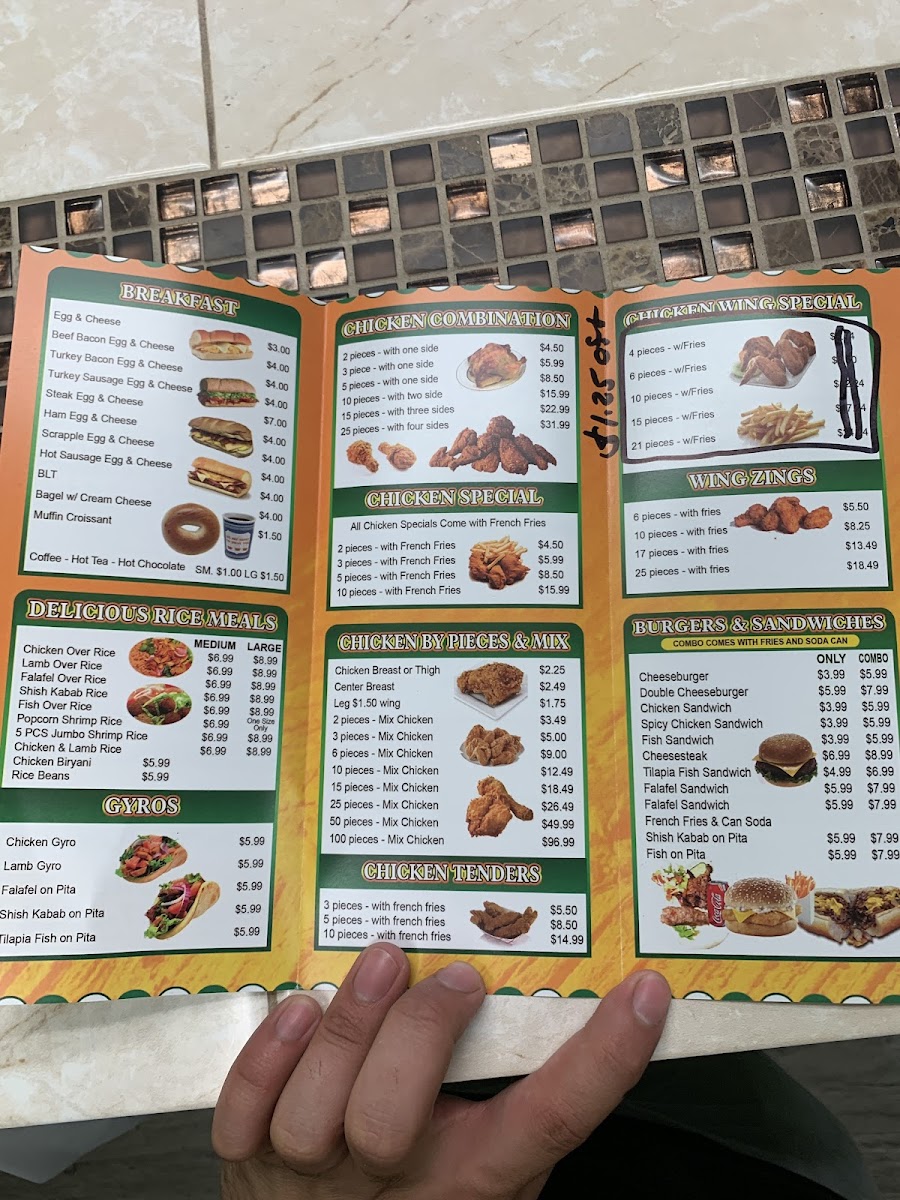 Crown Chicken and Gyro Woodbury Photo Menu 9